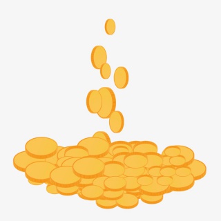 一堆金币