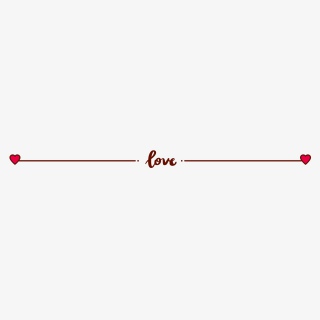 情人节LOVE分割线