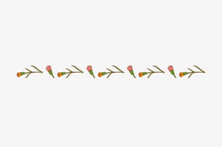 母亲节花边装饰