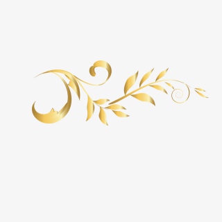 金色植物花纹