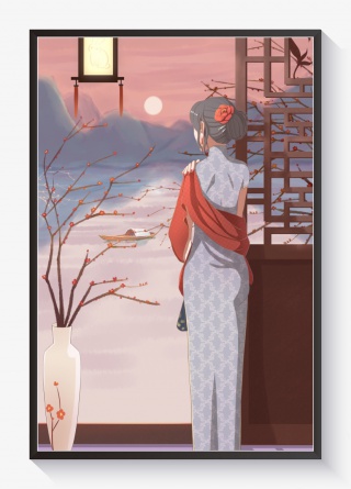 民国少女遥望山河