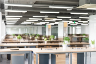 互联网公司办公室环境虚化背景