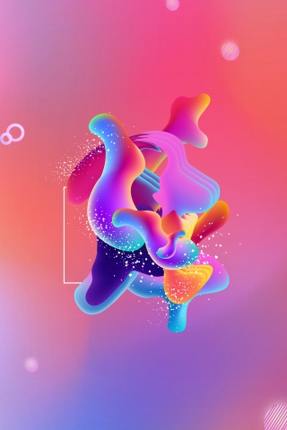 创意合成液态抽象