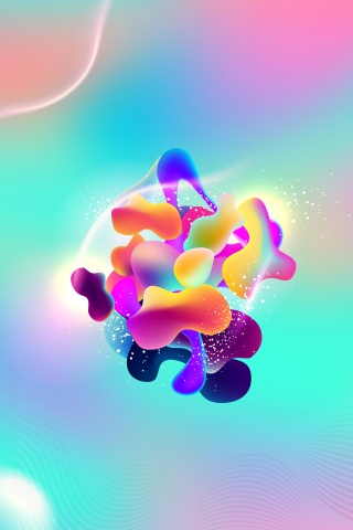 创意合成液态抽象
