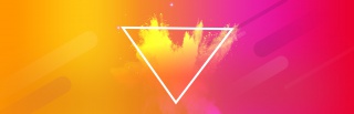 大气红色渐变彩粉PSD分层banner