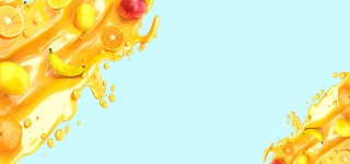美食食物水果banner背景