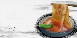 传统手工凉皮熟食淘宝banner