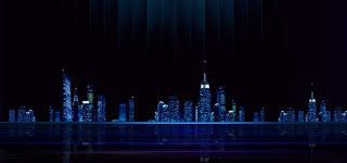 房地产黑色背景简约风海报banner