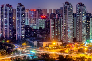 武汉城市夜景风光