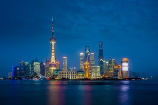 上海东方明珠夜景